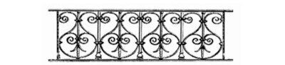 Body guard, railings, grab bars, window railing, cast iron and wrought iron -Birdie_BM