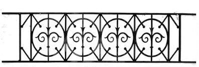 railing, body-guard, balcony grill, cross balconie, cast iron and wrought iron_Birdie_MB