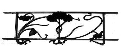 railing, body-guard, balcony grill, cross balconie, cast iron and wrought iron_Birdie_OF