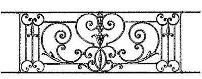 railing, body-guard, balcony grill, cross balconie, cast iron and wrought iron_Birdie_OO
