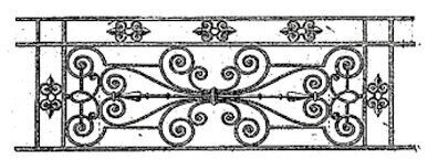 railing, body-guard, balcony grill, cross balconie, cast iron and wrought iron_Birdie_UU