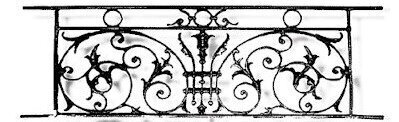 railing, body-guard, balcony grill, cross balconie, cast iron and wrought iron_Birdie_YF