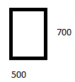 dimensions - 500x700