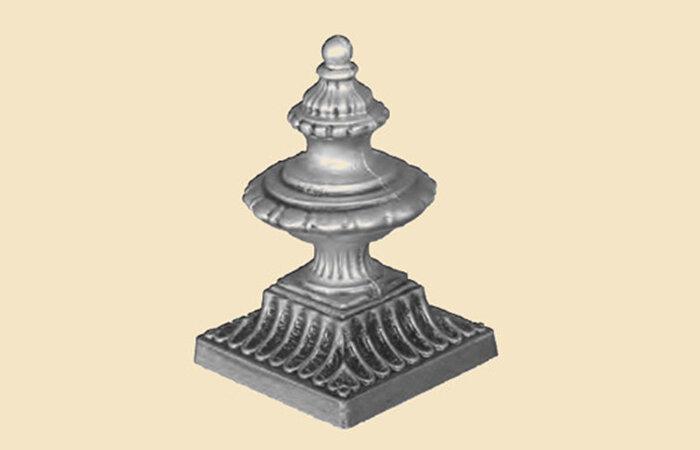 Decoration objects in cast iron for gates and guards - REF : 122