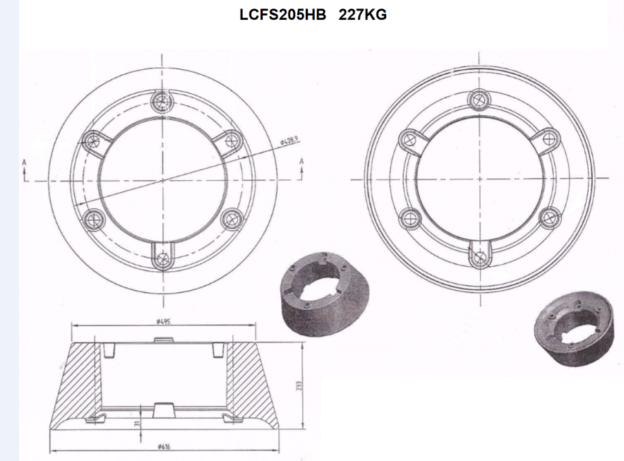 LCFS205HB - 227 KG